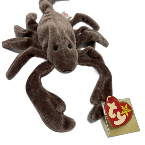 Ty Beanie Baby Stinger the Scorpion RETIRED DOB September 29, 1997 MWMT - Picture 1 of 7